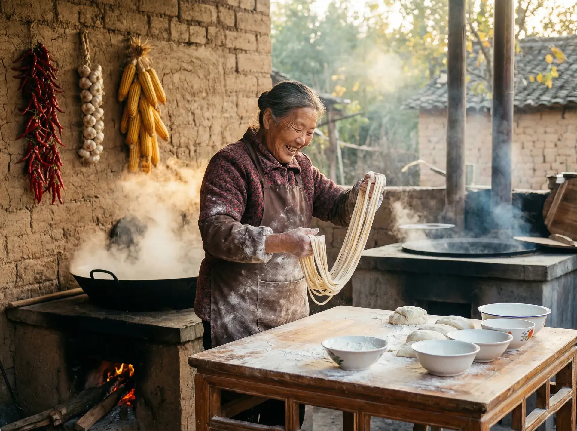 农家大嫂手擀面 - 康熙来了电视剧 乡村美食
